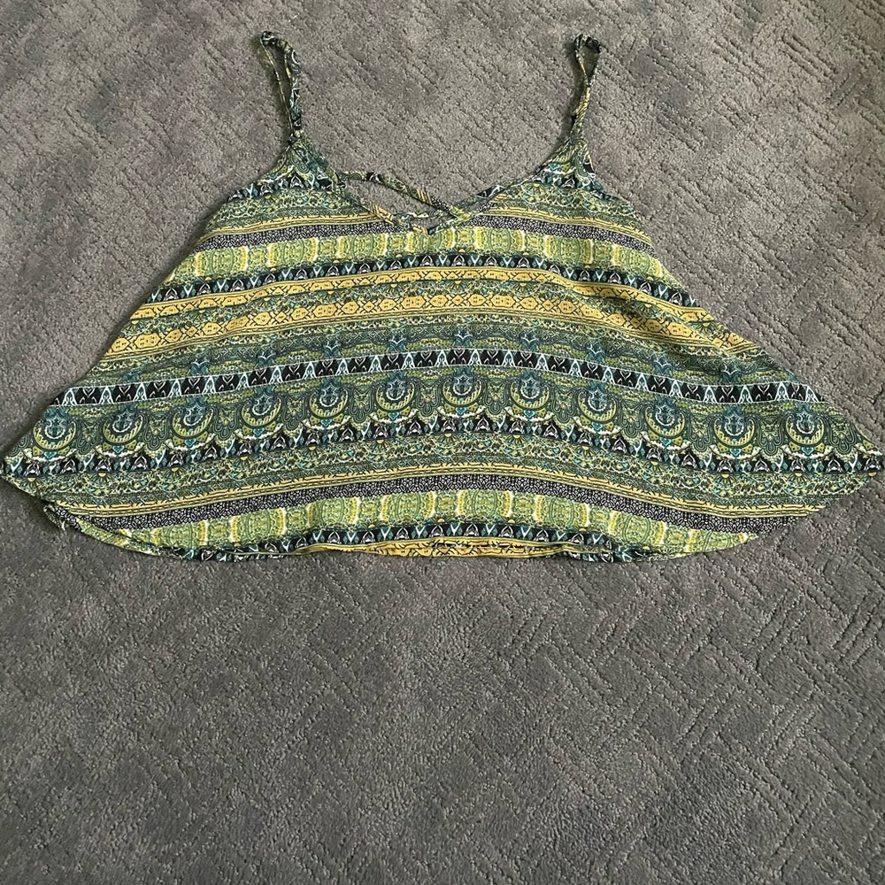 Vintage flowy tank top